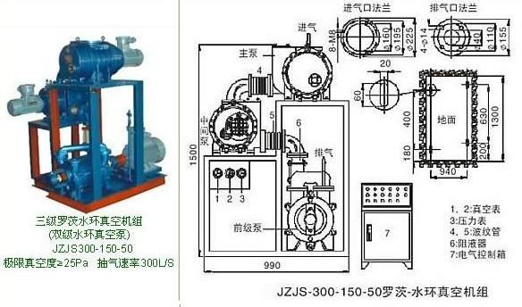 J2J2S羅茨水環機組